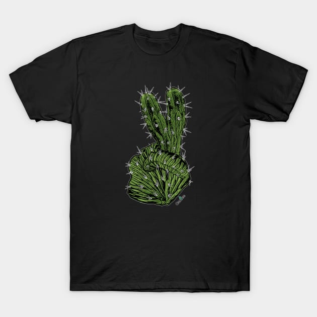 Cactus Peace T-Shirt by Cactee